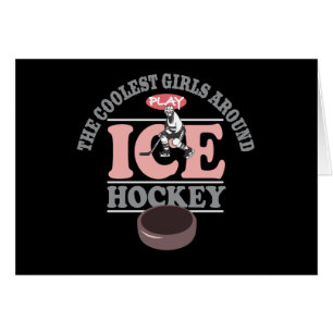 Die coolsten Mädchen um Spiel-Eis-Hockey