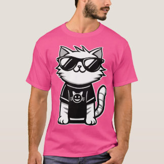 Die Coolstste Katze der Welt mit Sonnenbrille Pink T-Shirt