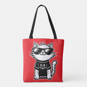 Die Coolstste Katze der Welt mit Sonnenbrille Rot