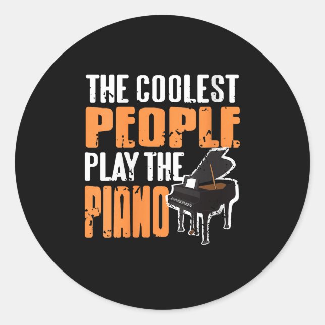 Die Coolststen Frauen der Welt spielen bestimmt Runder Aufkleber (Vorderseite)