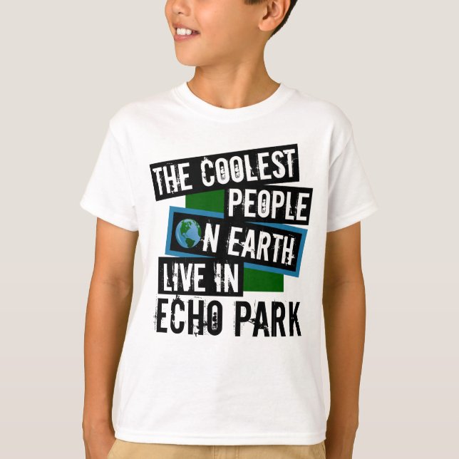 Die Coolststen Menschen der Welt leben im Echo Par T-Shirt (Vorderseite)