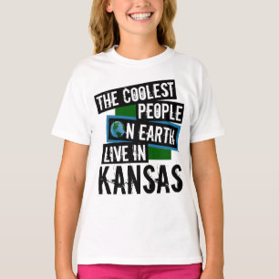 Die Coolststen Menschen der Welt leben in Kansas T-Shirt