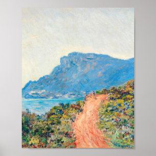 Die Corniche bei Monaco von Claude Monet Poster