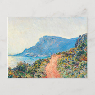 Die Corniche bei Monaco von Claude Monet Postkarte