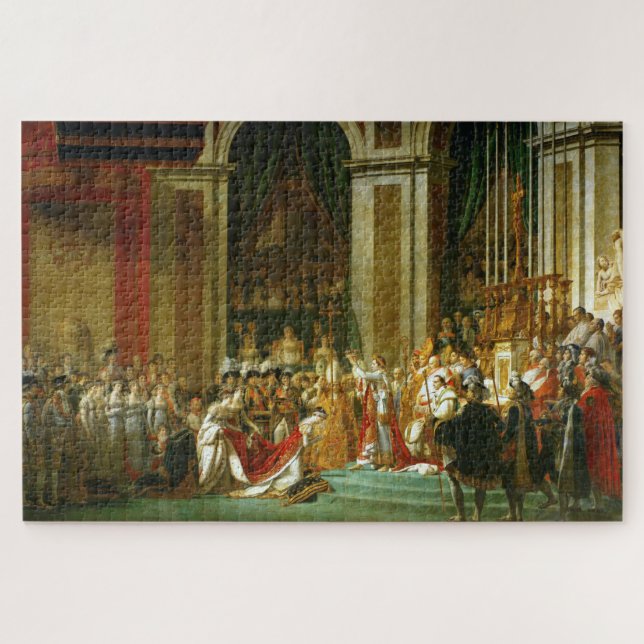 Die Coronation von Napoleon, Jacques-Louis David Puzzle (Horizontal)