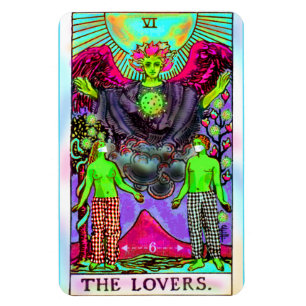 Die Coronavirus Tarot Card für Liebhaber Magnet