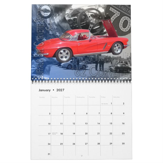 "Die Corvette-Sammlung" Kalender (Jan 2027)