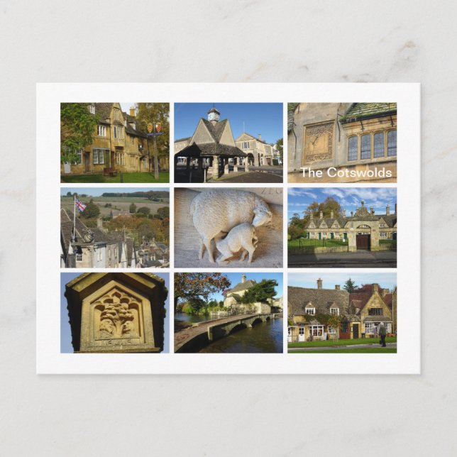 Die Cotswolds Postkarte (Vorderseite)