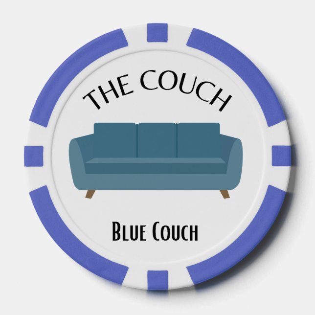 Die Couch Pokerchips (Vorderseite)