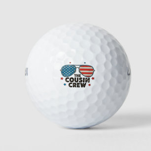 Die Cousin Crew 250. Jubiläum 4. Juli Golfball