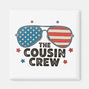 Die Cousin-Crew 250. Jubiläum 4. Juli Magnet
