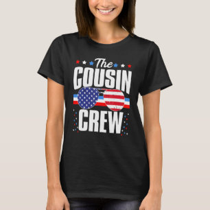 Die Cousin Crew 4. Juli Unabhängigkeitstag Familie T-Shirt