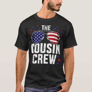 Die Cousin-Crew mit den USA für den 4. Juli T-Shirt
