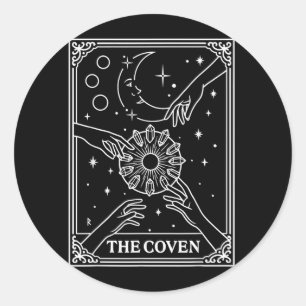 Die Coven Braut Bach Crew Hochzeit Gothic Runder Aufkleber