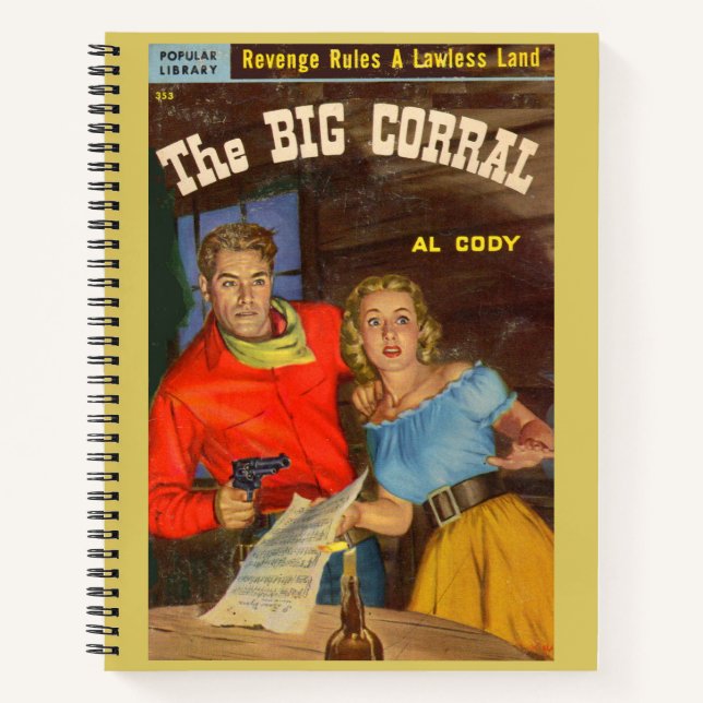 Die Cover-Kunst der Big Corral Notizbuch (Vorderseite)