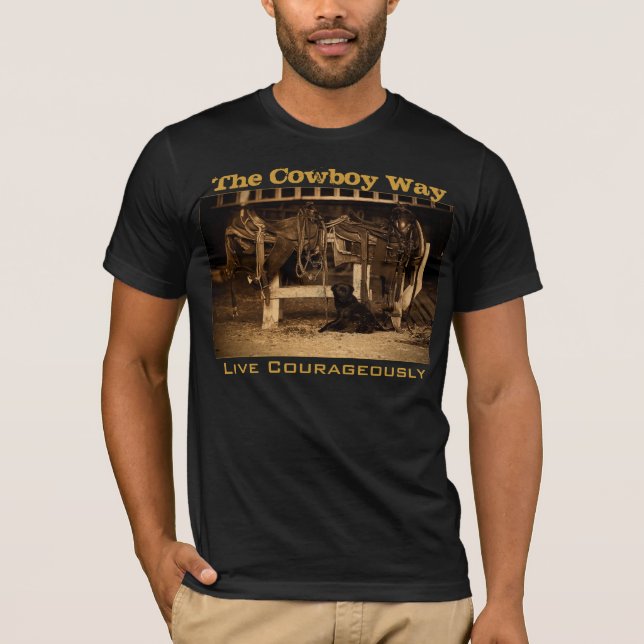 Die Cowboy-Weise T-Shirt (Vorderseite)