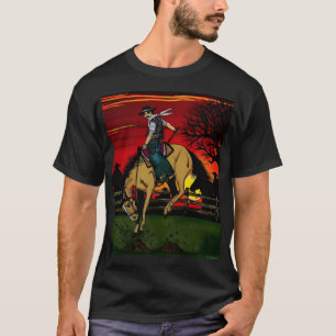 "Die Cowboys" Farbe drucken. T-Shirt