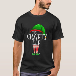 Die Crafty Elf Familie Matching Group Weihnachtsgi T-Shirt