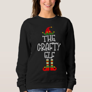 Die Crafty Elf Matching Family Group Weihnachtsfei Sweatshirt