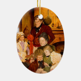 Die Cratchit-Familie Keramikornament