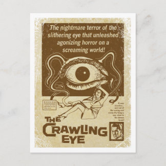 Die Crawling Eye Postkarte