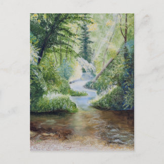 Die Creek Oil Malerei Postkarte