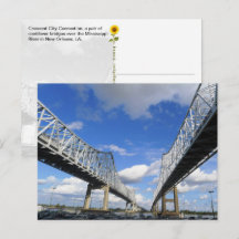 Die Crescent City Connection, New Orleans, LA -