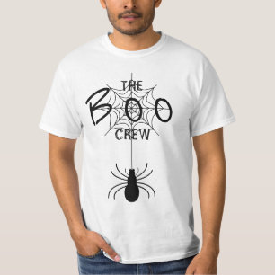 Die Crew des Boos: Schwarze Spinne und Spinnennetz T-Shirt