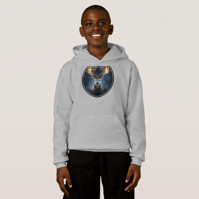 Die Crew des Weihnachtsmanns Hoodie (Vorne ganz)