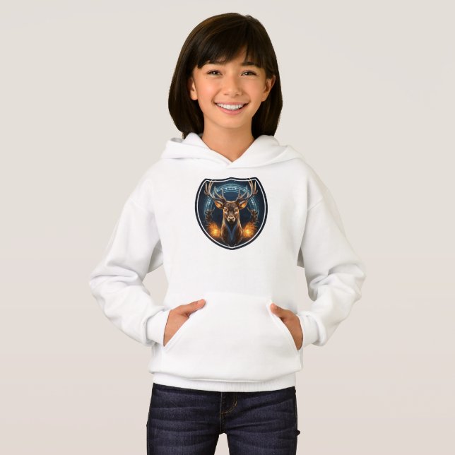 Die Crew des Weihnachtsmanns Hoodie (Vorne ganz)
