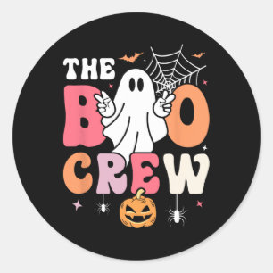 Die Crew Halloween Ghost Trick oder Treat Squad Runder Aufkleber