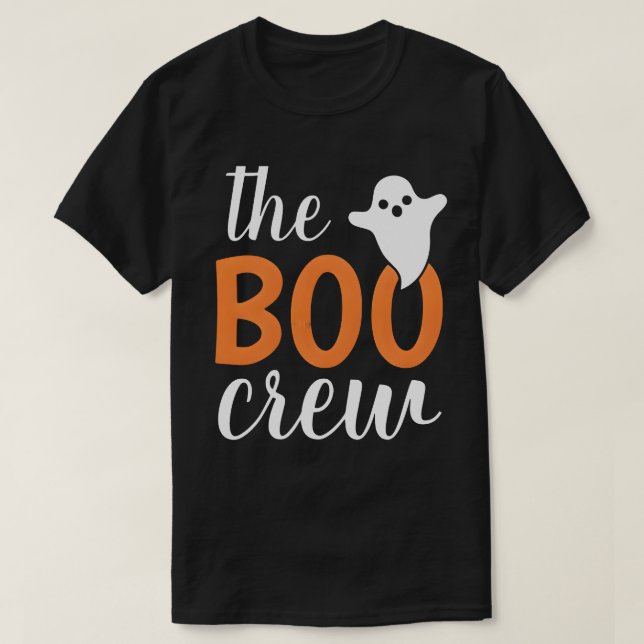 Die Crew Orange Halloween T-Shirt (Design vorne)