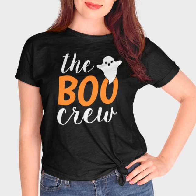 Die Crew Orange Halloween T-Shirt (Von Creator hochgeladen)