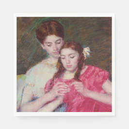 Die Crochet-Lektion (zwei Schwestern) Serviette