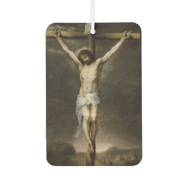 Die Crucifixierung von Jesus Air Freshener Autolufterfrischer (Vorderseite)
