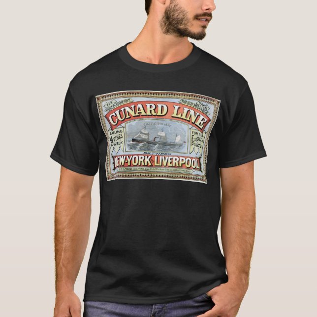 Die Cunard Linie T-Shirt (Vorderseite)