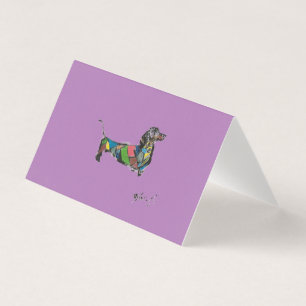 Die Dachshund-Magnetkarte