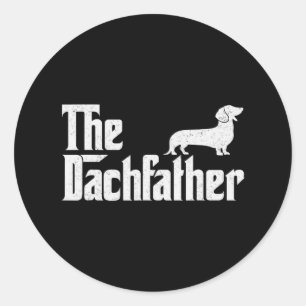 Die Dackel lustige Dackel Hunde Geschenke für Männ Runder Aufkleber