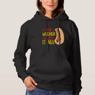 Die Dackel nimmt alles für einen heißen Hund Hoodie