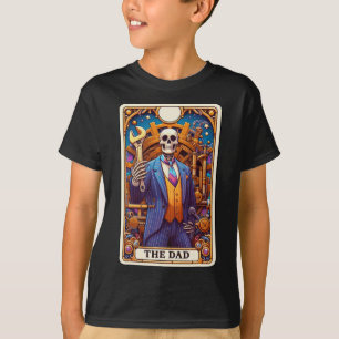 Die Dad-Tarotkarte Skelett Vatertag Daddy Byby T-Shirt