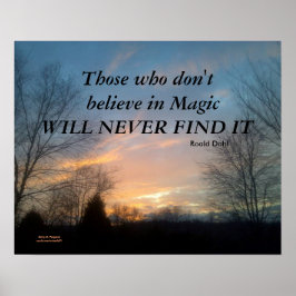 DIE DAHL NICHT GLAUBEN POSTER