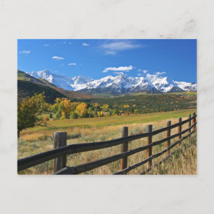 Die Dallas Divide in der Nähe von Ridgway, Colorad Postkarte