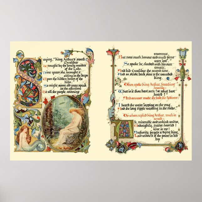 Die Dame am See Poster (Vorne)