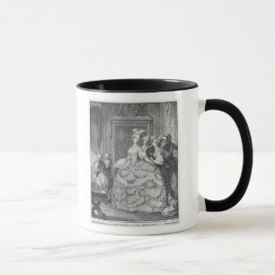 Die Dame bei Palais de la Reine Tasse