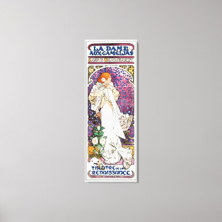 Die Dame der Kamelien von Alphonse Mucha Leinwanddruck