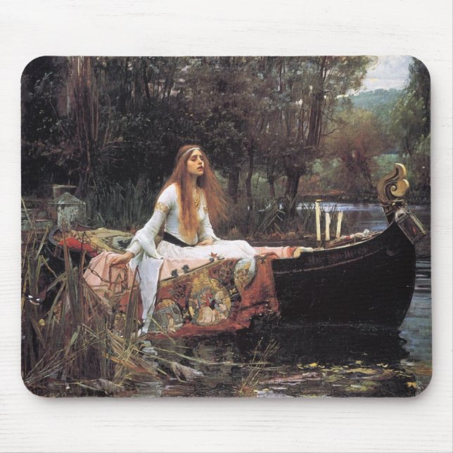 Die Dame der Schalotte Mousepad (Vorne)