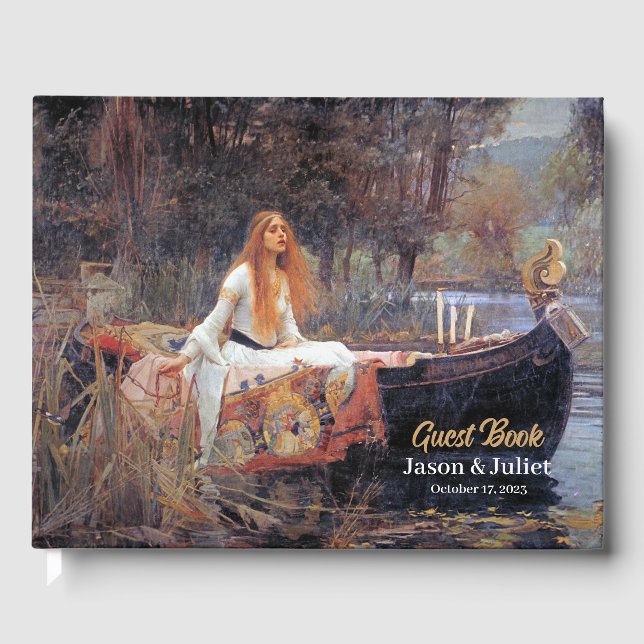 Die Dame der Shallot-Hochzeit Gästebuch (Vorderseite)