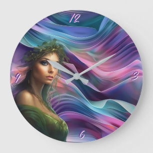 Die Dame der Zeit große Uhr