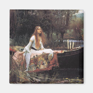 Die Dame des Schiefergeländes Magnet