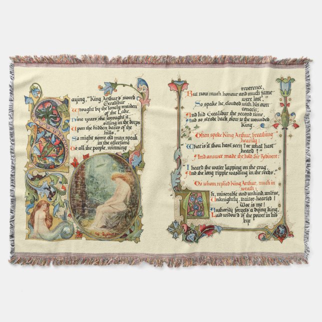 Die Dame des Sees Rugs Decke (Vorderseite)